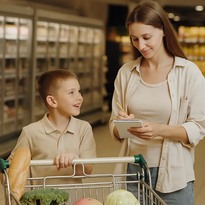 Cómo hacer la compra con niños consejos prácticos